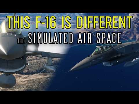 This F-16 Has Features No Other Viper Gets (EP7) - The Simulated Air Space Podcast