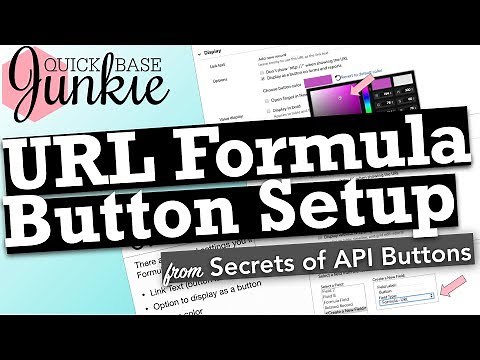 URL Formula Button Setup in Quickbase