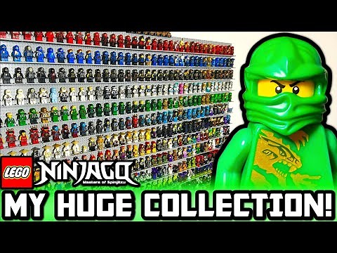 My ENTIRE LEGO Ninjago Minifigure Collection! 🐉 800+ Minifigs! (2025 Update & Quick Room Tour)