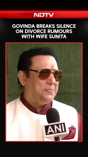 Amid rumours surrounding Govinda and his wife Sunita Ahuja, the actor has finally spoken out for the first time. For months, reports have circulated about a possible rift in their marriage, leaving many wondering where their relationship stands. Now, Govinda has broken his silence and shared his side of the story. | NDTV