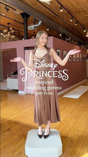 Disney Princess inspired wedding dresses 👑 #disneyprincess #sayyestothedress #bonbonbelle #bride