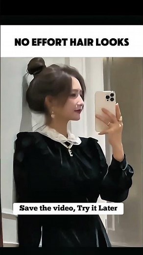 Elegant High Bun Hairstyle 💖 Easy Twisted Top Bun Tutorial #Shorts #highbun #topbun #bunhairstyle