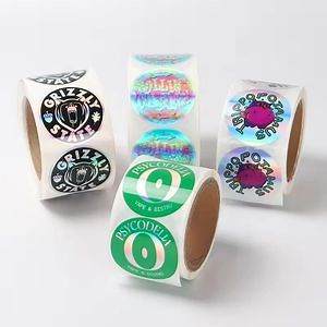 [Hot Item] PVC Gold Silver Foil Label Self-Adhesive Embossed Paper Sticker
