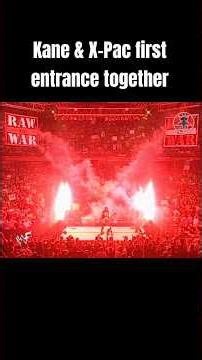 Kane & X-Pac first entrance together ! 🔥🔥🔥🔥
