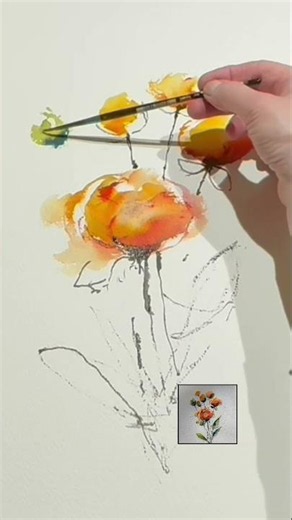 Watch These Peonies Bloom in Watercolor