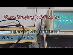 Wave shaping using R-C circuits