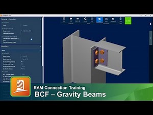 Designing BCF Connection for Gravity Beams #RSS #RAM Connection