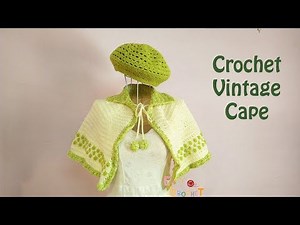 Easy Crochet: Crochet Vintage Cape