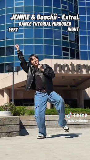 Jennie & Doechii ExtraL Dance Tutorial: Mirrored Steps