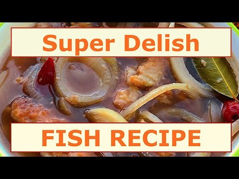 How to prepare German style pickled fried fish ( Brathering recipe )