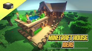 Minecraft Houses with GARDEN and SWIMMING POOL Minecraft Blog