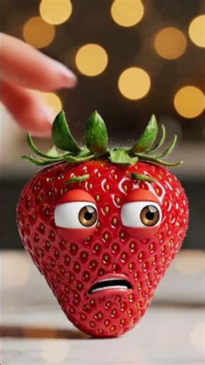 Mr strawberry is getting taken away 🍓😧 #ai #animation #funnyshorts #kidsvideo #funny #viralvideo