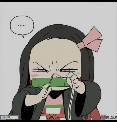Nezuko chibi moments #demonslayer #kimestunoyaibaedit