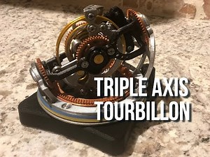 3D Printed Triple Axis Tourbillon