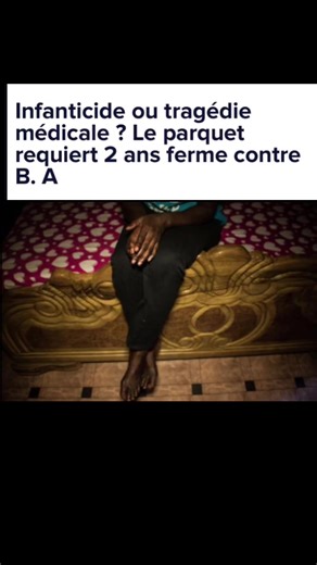 A, poursuivie pour infanticide, a comparu devant la chambre criminelle du Tribunal de Grande Instance de Thiès. Elle est accusée d’avoir causé la mort de son nouveau-né peu après l’accouchement, survenu en décembre 2022. À la barre, la prévenue a nié les faits, affirmant qu’elle ignorait être enceinte. « J’avais l’habitude d’avoir des retards de règles pouvant durer jusqu’à six mois. Lorsque j’ai constaté un retard de sept mois, je suis allée consulter un médecin qui m’a diagnostiqué une infecti