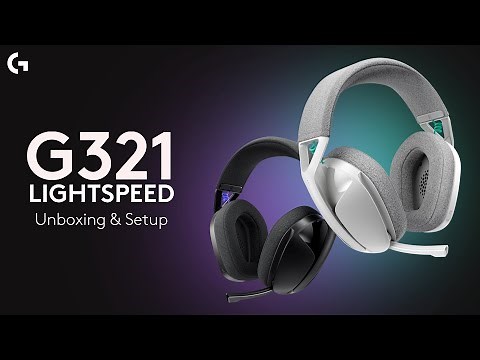 Logitech G321 LIGHTSPEED Unboxing and Setup