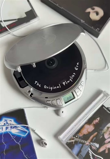 I’ve been loving my new portable cd player! #cdplayer #cd #physicalmedia #nostalgia #throwback