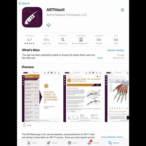 ARTMan is ART’s digital app that houses all manuals and instructional videos. Included in seminar registration fees, attendees receive access to materials for seminars they are registered for and have previously completed. ARTMan is a great study tool to help you prepare for upcoming seminars or review previous ones! #application #studymaterials #ActiveReleaseTechniques #ART | Active Release Techniques