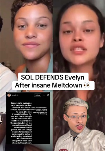 Sol is standing by Evelyn after her INSANE rant about her. 👀 #LoveIslandUSA #LoveIsland #Sol #evelynrain #tiktokentnewsprogram