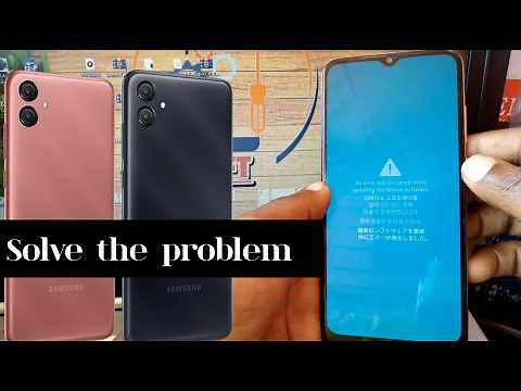 SAMSUNG a04e an error has occurred while updating the device software