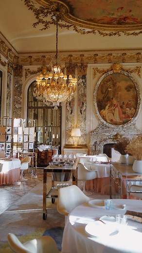 Hôtel Le Meurice on Instagram: "Restaurant Le Meurice Alain Ducasse has reopened its doors this week, ready to welcome you once again. Every detail is in place for an unforgettable dining experience. 💫 #DCmoments"