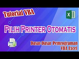 Setting Printer dengan Vba Excel | How To Printer Setting With VBA Excel