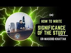 How to write Significance of the Study