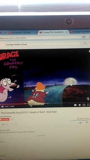 Courage screaming from courage the cowardly dog heads of beef dub