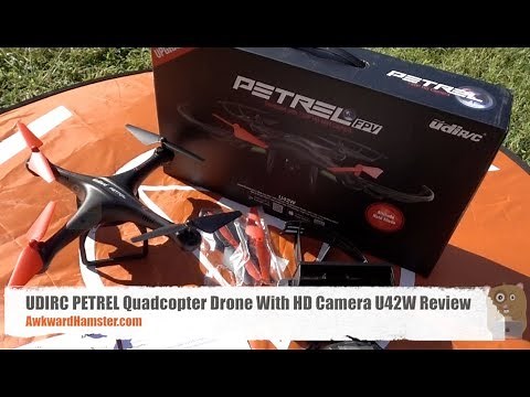 UDIRC PETREL Quadcopter Drone With HD Camera U42W Review