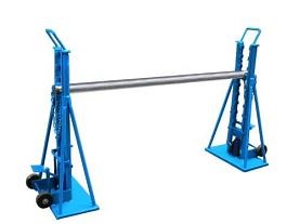 RJ Reel Jacks: Hydraulic Cable Drum Jacks with Adjustable Saddle