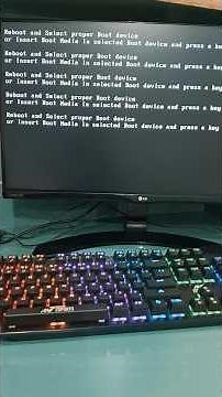 Reboot and select proper boot device or insert boot media in selected boot device and #shorts #short