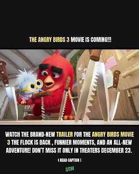 Angry Birds Movie 3 Trailer (2026) – Official Trailer | In Theaters December 23