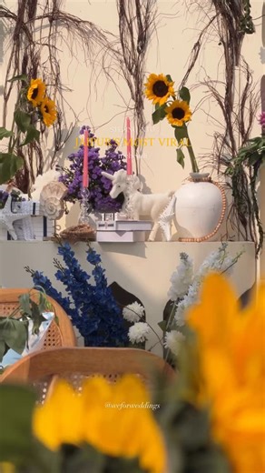 We For Weddings / Premium Decor Designer on Instagram: "A burst of florals, soft pastels and breezy Santorini-inspired elements came together to create a Mehendi that felt straight out of a summer postcard — vibrant, airy and impossibly dreamy 🦢 Wedding Decor & Design: @weforweddings Wedding Planner: @pearlevents.co.in Venue: @theleelapalace_jaipur (Viral mehendi decor, viral wedding decor, indian wedding decor, rajasthan weddings, destination wedding, wedding planners, indian wedding planner, 