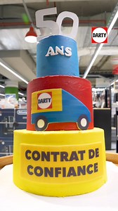 50 ans du contrat de confiance Darty, ça se fête 🎂 Après le gâteau, on arrive avec de très belles promos et un GROS jeu-concours 🤫👀 C’est un peu comme si c’était votre anniversaire après tout 😉 | Darty