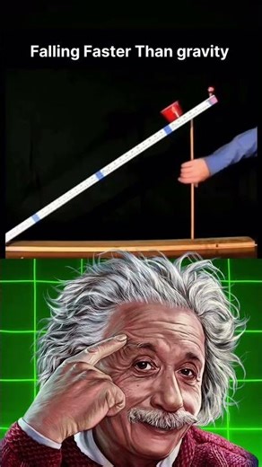 Falling Faster Than Gravity? 😱 #Shorts