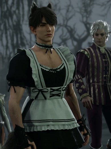 Caleb's Maid Outfit Mod in Baldur's Gate 3