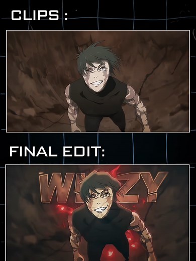 Maki vs The Zenin Clan: Jujutsu Kaisen Editing Process