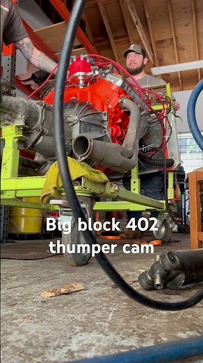 Big block Chevy 402 with comp cam thumper #chevy #chevrolet #chevynation #car #cars #carslover