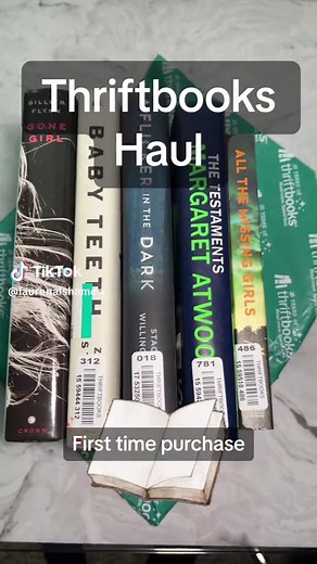 My first @ThriftBooks haul! As someone who is building their book collection, Thriftbooks is amazing for getting new and used books at every day low prices. The best part about Thriftbooks is that you are able to give all books a new home new or used. #trending #thrift #books #booktok #reading