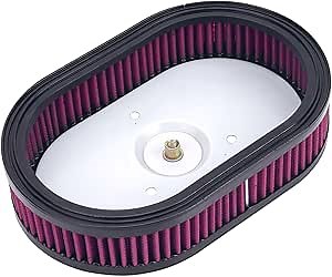 Motorcycle Air Filter 29670-09 HD-0910 for Harley Touring Road King/Street/Road/Electra Glide 2009-2016 Dyna Low Rider Fat Bob Switchback Wide Glide 2016–2017
