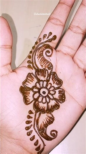 Beautiful front hand mehndi design|Front hand mehndi design🌿|Mehandi design tutorials #mehndi #viral