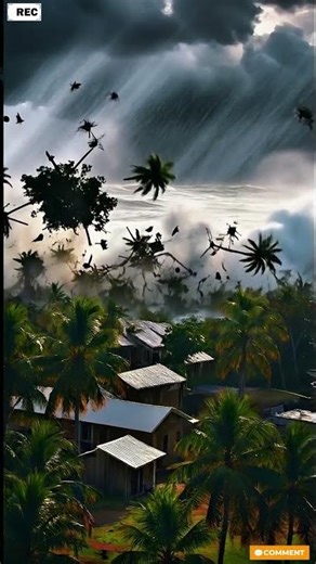 Ocean Fury: Massive AI Wave Simulation #shorts #nature