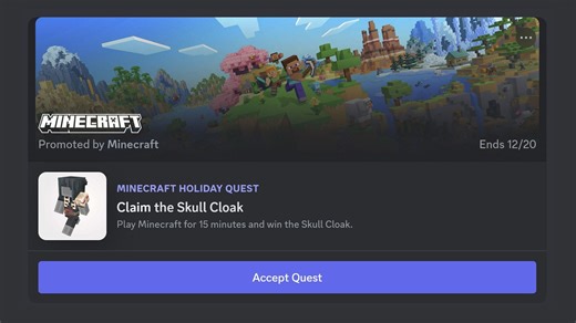 Minecraft Discord Quest: How to get the Skull Cloak