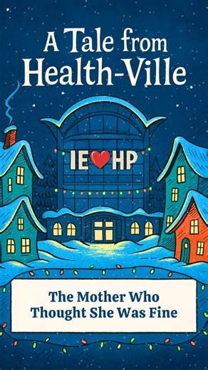 In Health-Ville town, there's a story to share, About Maria, a mom with too much on her care. She worked every day, put herself very last, Until one scary morning made her stop running so fast. What happened to Maria? How did she heal? Watch her story to see what is real. ➡️ Small changes matter. Early detection counts. And asking for help? That's what turns things around. Your health is your wealth. Don't wait, don't delay. Call your IEHP provider and get screened today. ☕💙 Find a doctor near 