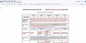 Video: Summary of Lesson Plans Week 18 (days 78-82)