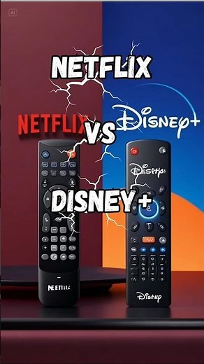 Netflix vs. Disney+: 🎥 | #Streaming #BingeWatch #netflix #disneyplus