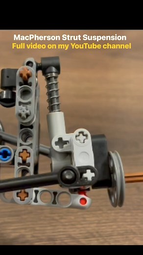 LEGO Technic MacPherson Strut Suspension #lego #legotechnic #technic #suspension #steering #legotechnik #legotechnicmoc #mechanical #legofan #legomoc #legolife #legosteering #legosuspension | Bricks Master Builders