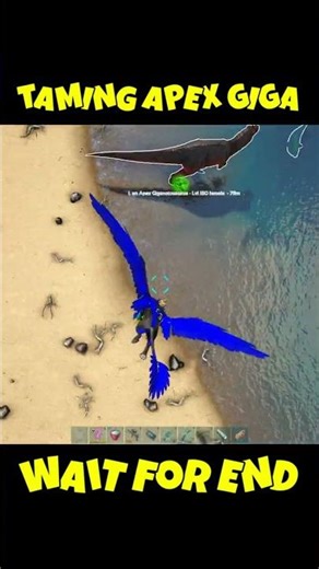 Taming Apex King Giga 🔥 ARK Primal Fear Redwood Survival #ark #viralshorts #viral #arksurvival