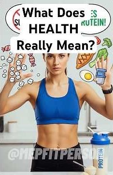 What Being Healthy REALLY Means! #fyp #health #wellness #healthylifestyle #mentalhealth #doctor