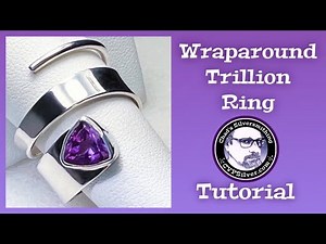 Making An Amethyst Trillion Wraparound Ring: A Silversmithing Tutorial